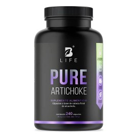 Alcachofa Pura De 240 Cápsulas 500 Mg. Pure Artichoke B Life Sabor Sin sabor