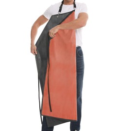 Homsolver Thick Rubber Waterproof Apron, Adjustable Heavy Duty Dishwashing Apron, Work Apron For Cooking, Cleaning Fish, Gardening, Lab Work, Butcher And Dog Grooming