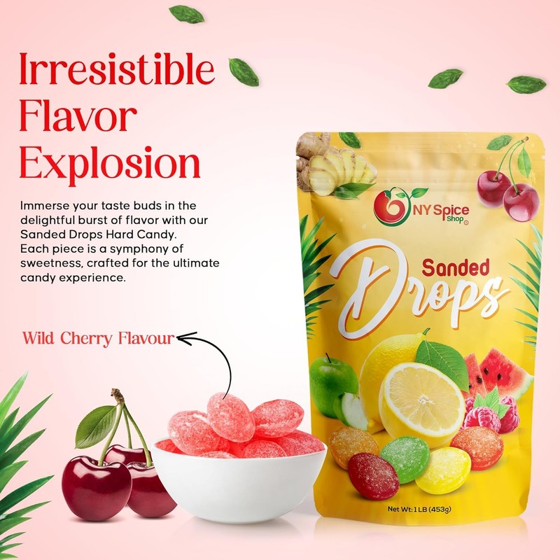 NY SPICE SHOP Wild Cherry Sanded Candy Drops - 2
