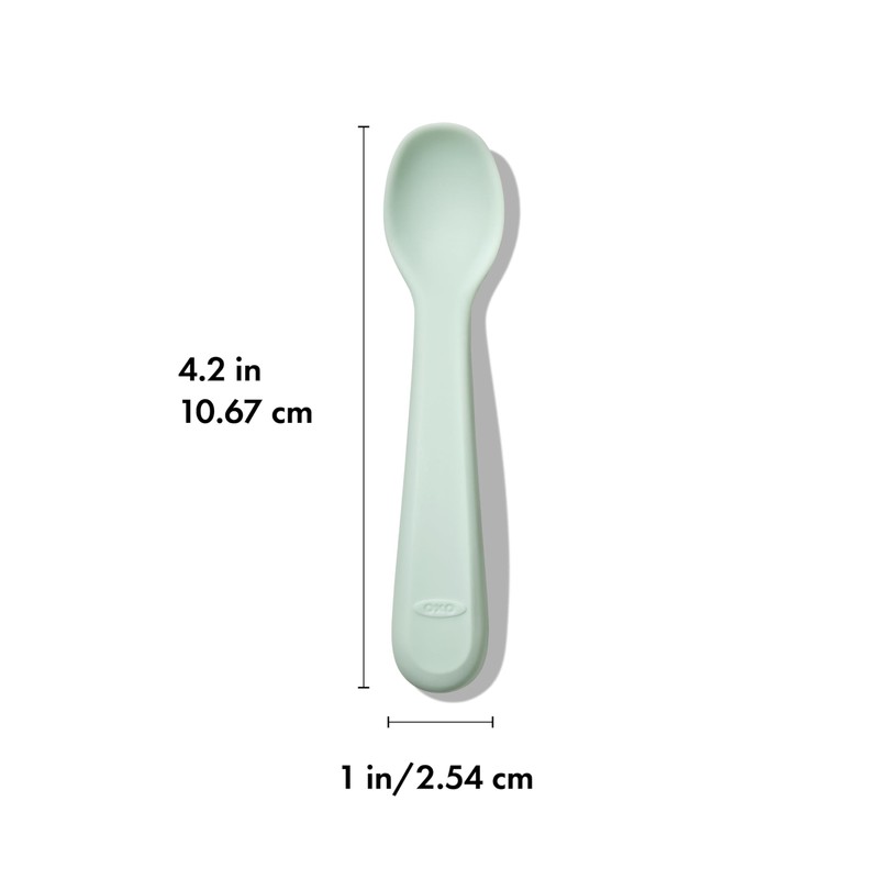OXO Tot Silicone Spoons 2 Pack - Dusk and Opal