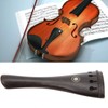 4/4 Violin Parts Tailpiece Ebony Tuning Pegs Chinrest Endpin Tuners