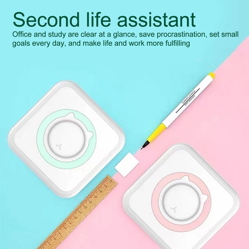 Inkless Pocket Printer Mini Portable Inkless Bluetooth Thermal Pocket Printer