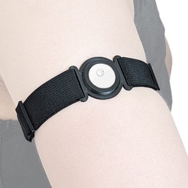 DiaBrothers Freestyle Libre 3 Fixation Strap Holder with Adjustable Bracelet – Holder: Black – Bracelet: Black – Size: M (25-35 cm)