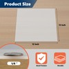 WochiTV Translucent Silicone Rubber Sheet, 12" Wide x 1/8" Thick