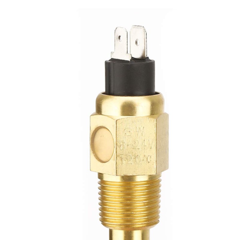 Tgoon Engine Water Temp Sensor, Brass Engine Water Temperature Sensor
