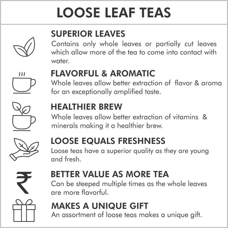 Octavius Wooden Caddy Tea Sampler Packs (3 Loose - Assam/Darjeeling/Nilgiri)