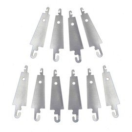 YFFSFDC Embroidery Supplies, Threaders, 10 Pieces, Cross Stitch, Needle Threader, Embroidery Tools, Accessories, Steel, Sewing Tools, DIY Crafts