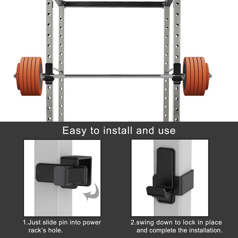 Kipika J-Hooks for 3" x 3" Power Rack with 5/8"