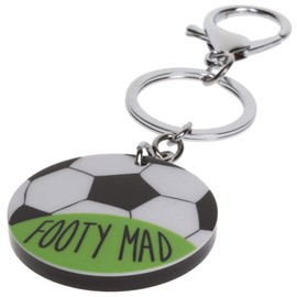 Stands Out, Supplying Outstanding Gifts Footy Mad Football Boys Keyring Novelty Bag Tag Charm