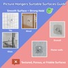 Picture Hangers Without Nails, Nail Free Wall Hangers,20 Counts Adhesive