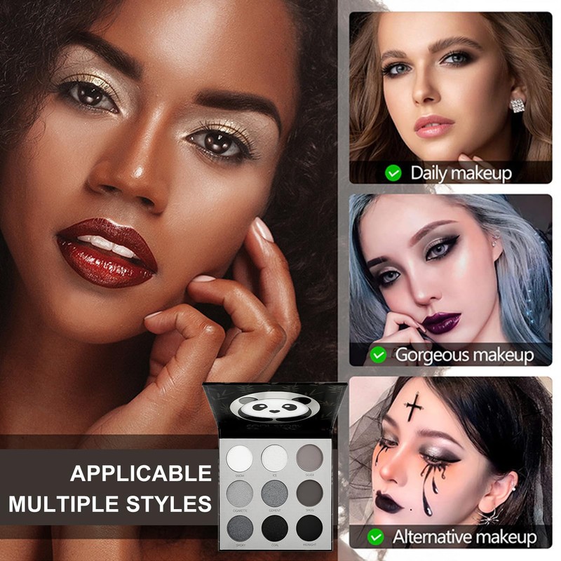 Halloween Makeup Kit, Halloween Face Make-Up, Includes 3 Black Matte