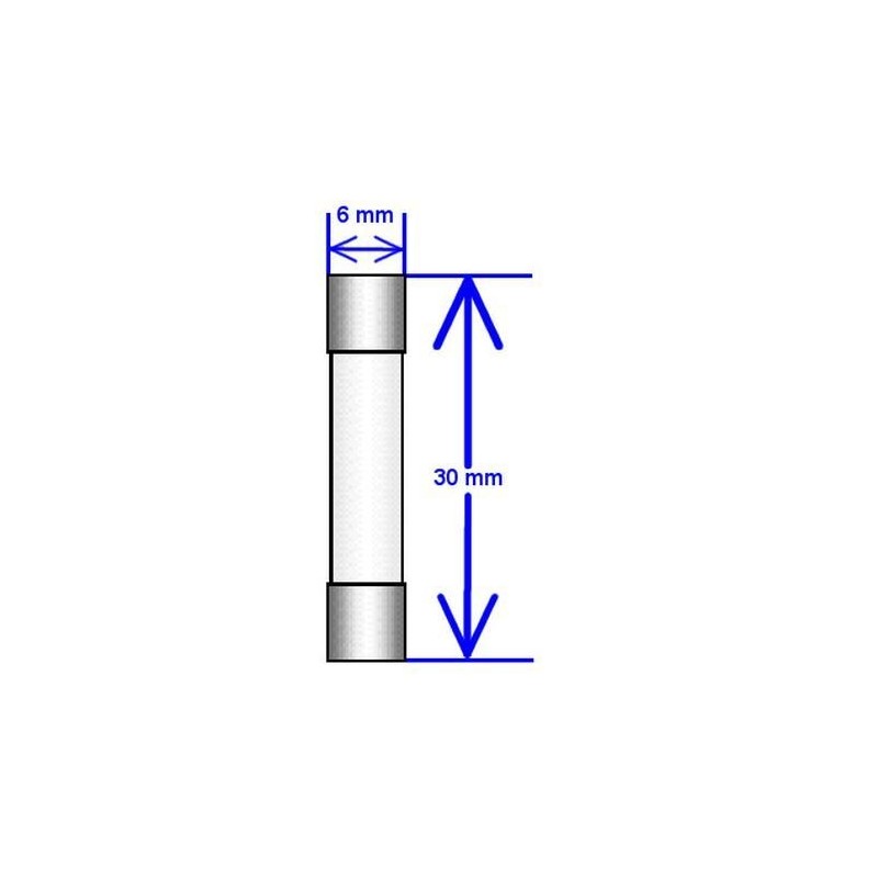 5 Qty. MDA 15A Slow-Blow Ceramic Fuse 15 Amp 250v