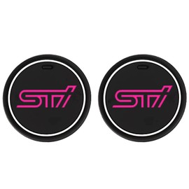 STI Subaru Non Slip Coaster for Levogue Legacy Forester Impreza Sport XV B4 BRZ G4 Drink Holder Luminous (SUBARU)