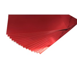 TGXRZX Papel metálico de color de papel de lámina de espejo base de papel con purpurina, 15 piezas de cartulina hecha a mano para decoración de invitaciones de boda y cumpleaños, tamaño de fabricación