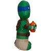 Gemmy Airblown Inflatable Big Head Leonardo w/Pumpkin Nick, 3 ft