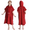 Hiturbo Kids Changing Robe Towel Poncho Bath Robe with Hooded
