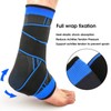 High Quality Breathable Nylon Fabric Ankle Support for Running (XL)