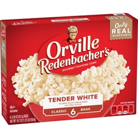 Orville Redenbacher's Microwave Popcorn, White Corn, 3.28 oz., 6-Count