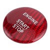 Carbon Fiber Engine Start Stop Button Cover Trim Fit for