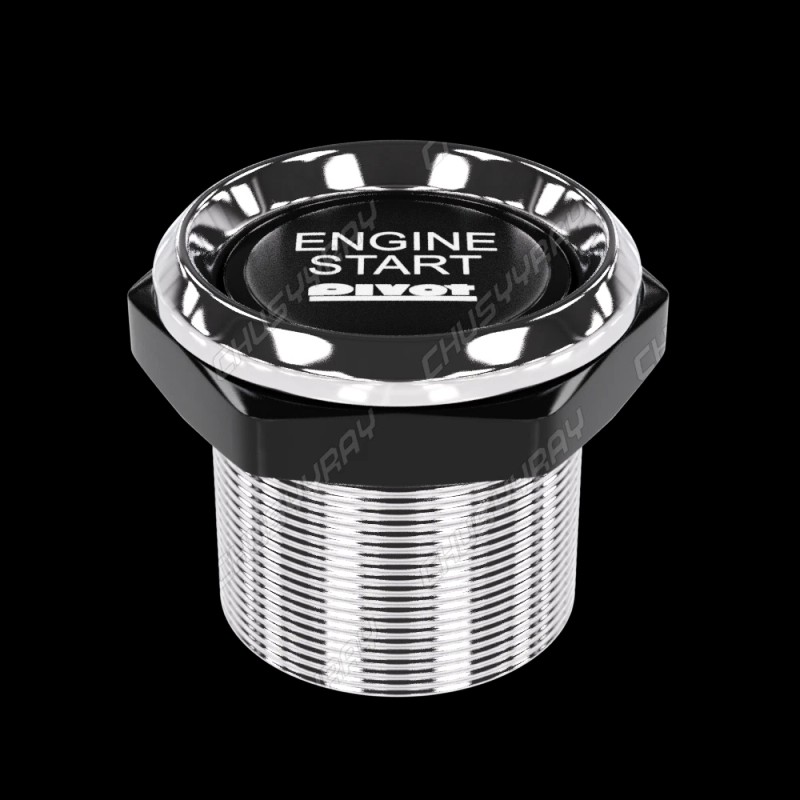 CHUSYYRAY Car Ignition Switch 12V Engine Start Push Button Keyless