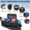 Catchers Gear Bag with Wheels for 4 Bats, Rolling Baseball