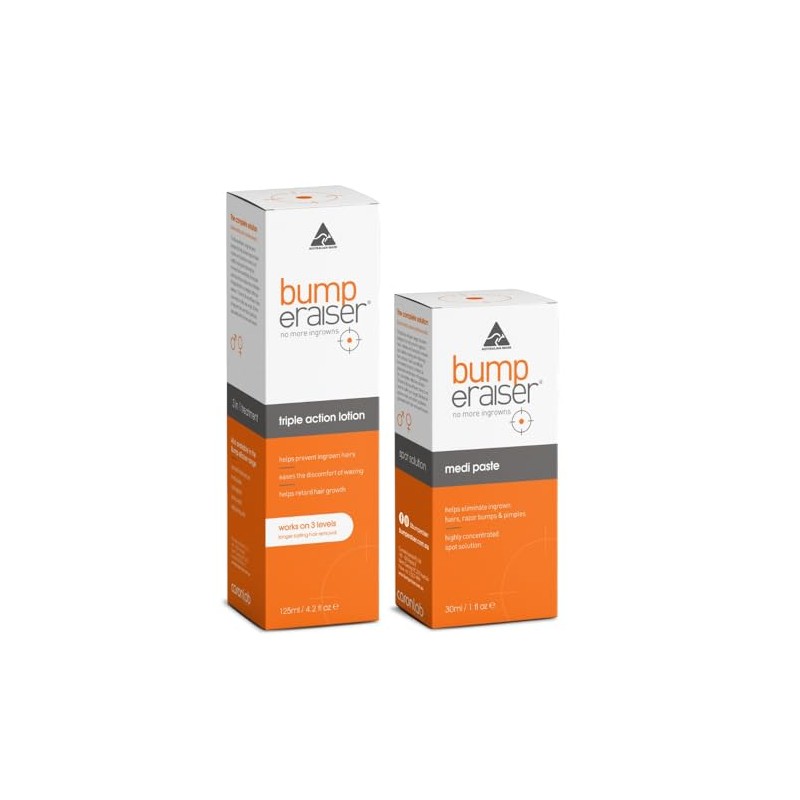 Bump Eraiser Triple Action Lotion Duo – Ingrown Hair Prevention