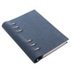 Filofax Clipbook Architexture PER Notebook Blue Suede Blue A6 Faux