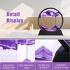 Mvxctfi Purple Moving Sand Desk Art - 3D Deep Sea