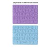 Barrilito Molde Flexible de Silicón Letras Antiadherente MSL8810