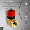 GOLDMAN SERVICE Boiler Safety Valve for Pressure Relief G1/2 Inch