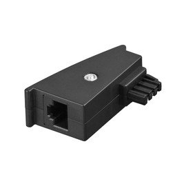 Wentronic TAE-F/RJ-45 - cable interface/gender adapters (TAE-F, RJ-45, Male/Female, Black, 1 pc(s))