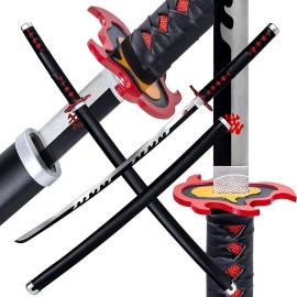 Demon Slayer - Tanjiro Kamado's Black Nichirin Katana 2.0 Tanjiro Sword Metal