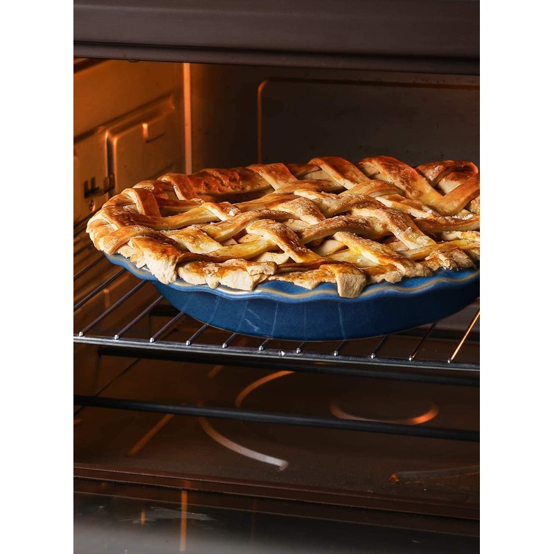 LE TAUCI Ceramic Pie Dish for Baking, 9 Inches Pie