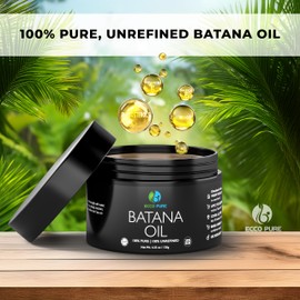 Premium Raw Batana Oil – Pure & Unrefined - Advanced Hair Regrowth & Scalp Therapy Device - Supports Fuller, Healthier Hair & Skin - For Men & Women, 4.23 OZ