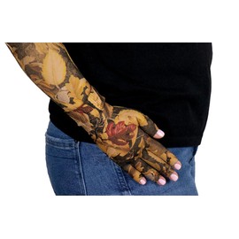 Lymphedivas Forest Camo Medical Graduated Compression Glove for Lymphedema (30-40 mmHg Large)