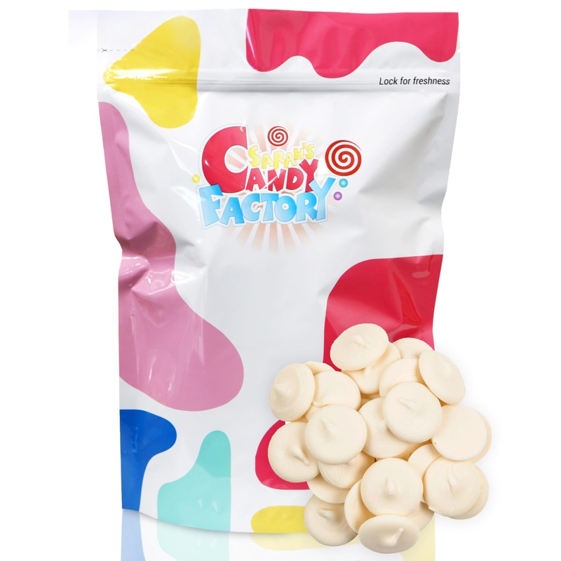 Sarah's Candy Factory Coating Melting Wafers White Chocolate Baking Cocoa