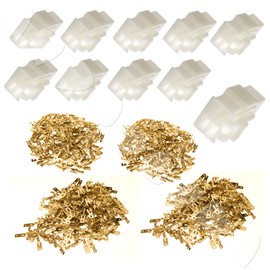 ENET 6.3mm 4 Way Car Electrical Multi Plug Connector Terminal Block Socket Male & Female