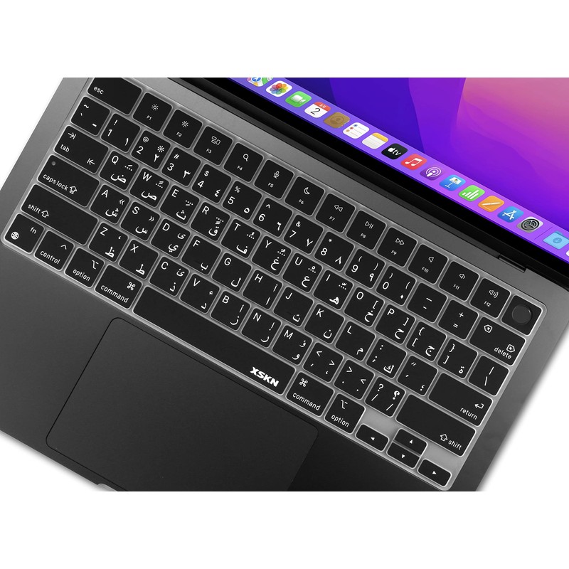 XSKN Arabic Black US Version Silicone Keyboard Cover for 2023