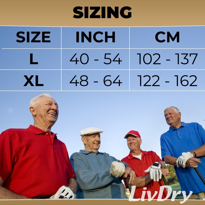 LivDry Mens Incontinence Underwear, Premium Adult Diapers for Men, Ultimate