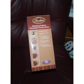 Nostalgia Chocolate Electrics rotating hollow chocolate candy maker NEW IN BOX