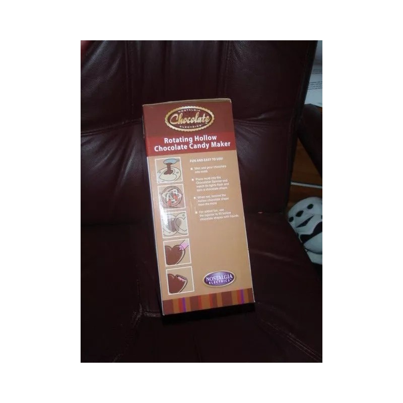 Nostalgia Chocolate Electrics rotating hollow chocolate candy maker NEW IN