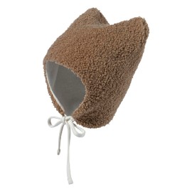 Sterntaler Baby Boys Hat Baby Hat Plush with Ears, beige