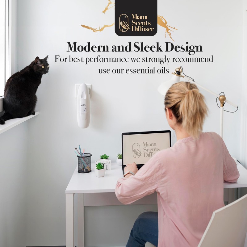 Plug in Wall Waterless Diffuser + Elixir Hotel Essential Oils