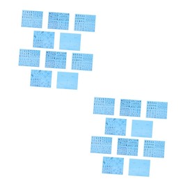 Healvian 2sets Christmas Nail Art Stickers Set Xmas Manicure Decals Delicate Christmas Elements for Decor 10sheets*2