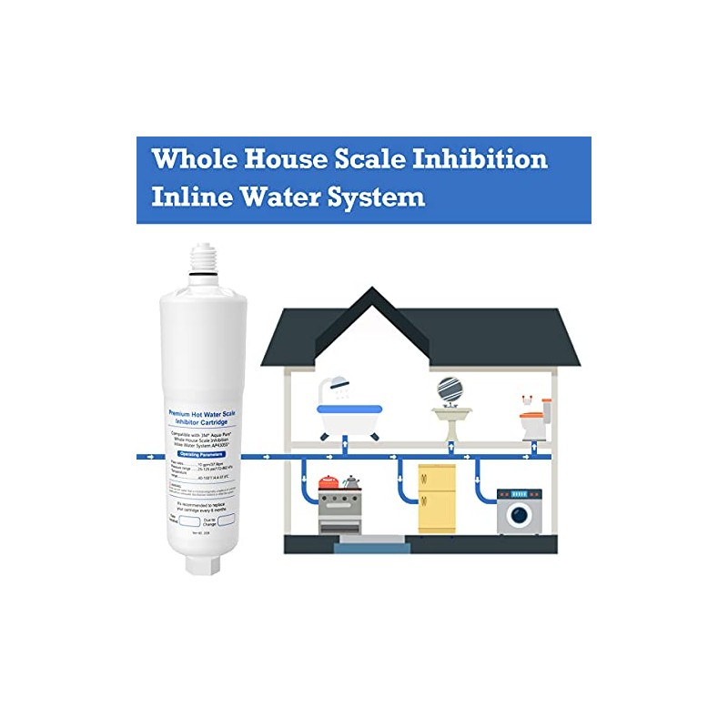 3 Pack AP431 Cartridge, Replacement for Aqua-Pure Whole House Scale