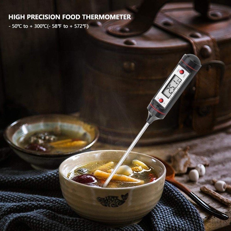 WT-1 Digital Thermometer with Long Probe, Kitchen BBQ Food Meat