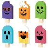 Kathfly 6 Pcs Summer Halloween Table Decor Wooden Ice Cream