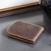 Polare Slim Curve Front Pocket RFID Blocking Italian Real Leather