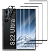 3+2 Pack Galaxy S22 Ultra Screen Protector and Camera Lens