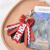 Cheerleader Pin Me Bow Keychain for Cheer Bag Backpacks Accessories